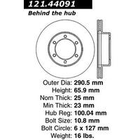 Centric C-Tek Standard Brake Rotor - Front