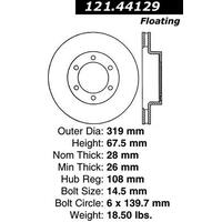 Centric Standard Brake Rotor