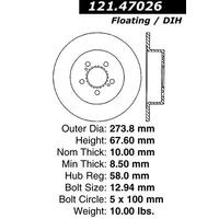 Centric 05-09 Subaru Legacy / Outback Rear Rotor