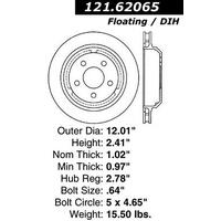 Centric C-Tek Standard Brake Rotor - Rear