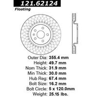 Centric 2010-2016 Chevy Camaro Standard Front Brake Rotor