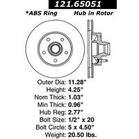 Centric C-Tek Standard Brake Rotor - Front