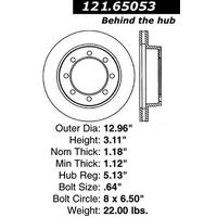 Centric C-Tek Standard Brake Rotor - Front