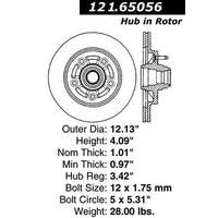 Centric C-Tek Standard Brake Rotor - Front