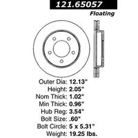 Centric 97-04 Ford 150 (disc only) Front Rotor