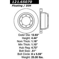 Centric C-Tek Standard Brake Rotor - Rear