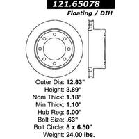 Centric C-Tek Standard Brake Rotor - Rear