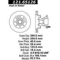 Centric C-Tek Standard Brake Rotor - Front