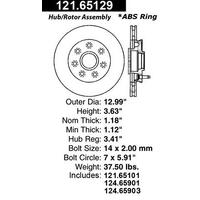 Centric C-Tek Standard Brake Rotor - Front