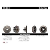 Centric C-Tek Standard Brake Rotor - Front