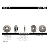 Centric 13-18 Ford Focus Front Standard Brake Rotor