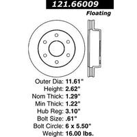 Centric C-Tek Standard Brake Rotor - Front