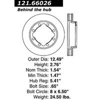 Centric C-Tek Standard Brake Rotor - Front