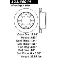 Centric C-Tek Standard Brake Rotor - Rear