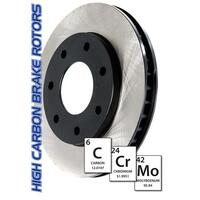 Centric Premium High Carbon Alloy Brake Rotor - Rear