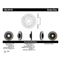 Centric BMW 2012-2013 328i / 2014 428i Rear OE Design Brake Rotor