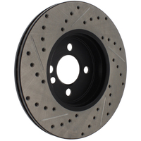 StopTech Slotted & Drilled Sport Brake Rotor 07-13 Mini Cooper