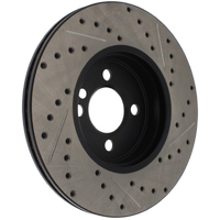 StopTech Slotted & Drilled Sport Brake Rotor 07-13 Mini Cooper