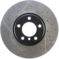 StopTech BMW 12-15 335i / 2014 428i / 2015 235i/228i Front Right Slotted & Drilled Sport Brake Rotor