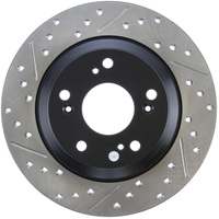 StopTech 00-09 S2000 Slotted & Drilled Right Rear Rotor