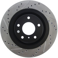 StopTech 06-07 350Z / 05-07 G35 exp Sport/ 06-07 G35X SportStop Slotted & Drilled Front Right Rotor