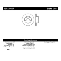 StopTech 06-07 350Z / 05-07 G35 / 06-07 G35X SportStop Slotted & Drilled Rear Right Rotor