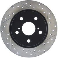 StopTech SportStop 10-13 Scion tC Slotted & Drilled Left Rear Rotor