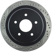StopTech 97-10 Chevy Corvette Slotted & Drilled Rear Right Rotor