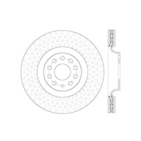 StopTech Drilled Sport Brake Rotor