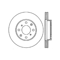 StopTech 90-00 Honda Civic / 90-91 CRX Drilled Left Front Rotor