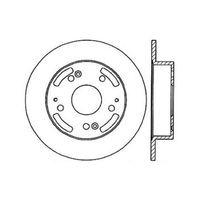 StopTech 97-01 Integra Type R/02-06 RSX/RSX Type S / 98-02 Honda Accord Drilled Right Rear Rotor