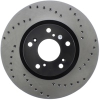 StopTech 06-08 Honda Civic Si Cross Drilled Left Front Rotor