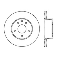 StopTech 08-09 Infiniti EX35 / 05-08 G35 / 09 G37 / 06-09 M35/M45 Drilled Left Rear Rotor