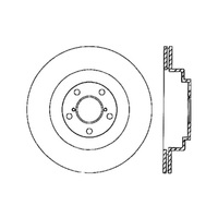 StopTech 06-07 WRX / 05-08 Subaru LGT Rear Drilled Left Rear Rotor