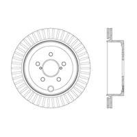 StopTech Drilled Sport Brake Rotor