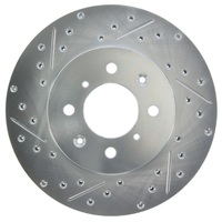 StopTech Select Sport 90-01 Acura Integra (exc. Type R) Slotted and Drilled Right Front Rotor