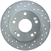 StopTech Select Sport Drilled & Slotted Rotor - Front Left