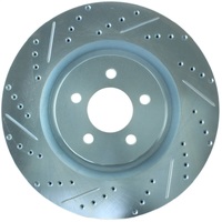 StopTech Select Sport 07-10 Ford Shelby Slotted and Drilled Right Rotor