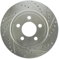 StopTech Select Sport 2011-2012 Dodge Challenger RT Drilled and Slotted Rear Left Brake Rotor