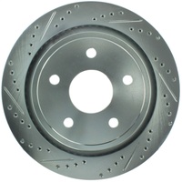 StopTech Select Sport 02-03 & 07-01 Dodge Ram 1500 / 04-09 Durango Slotted/Drilled Right Rear Rotor