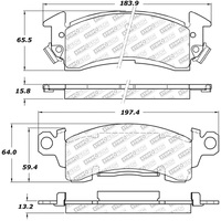 StopTech Street Select Brake Pads - Rear