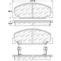 StopTech Street Select Brake Pads - Rear