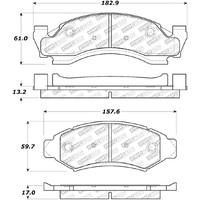 StopTech Street Select Brake Pads - Front