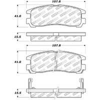 StopTech Street Select Brake Pads - Rear