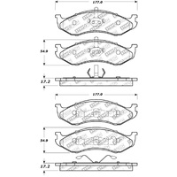 StopTech Street Select Brake Pads - Front/Rear