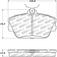 StopTech Street Select Brake Pads - Front/Rear