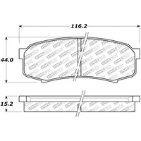 StopTech Street Select Brake Pads - Front