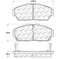 StopTech Street Select Brake Pads - Rear