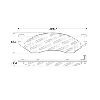 StopTech Street Select Brake Pads - Front