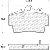 StopTech Street Select Brake Pads w/ Hardware - Front